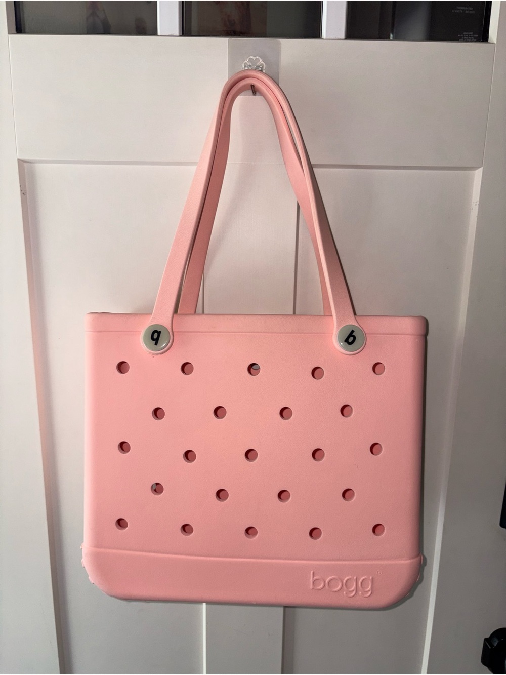 Medium Baby Bogg Bag Peachy Beachy School Book Gym Utility Bookbag Peach Tote